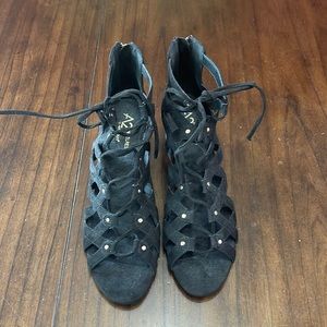 A2 By Aerosoles Black Women's Sandals